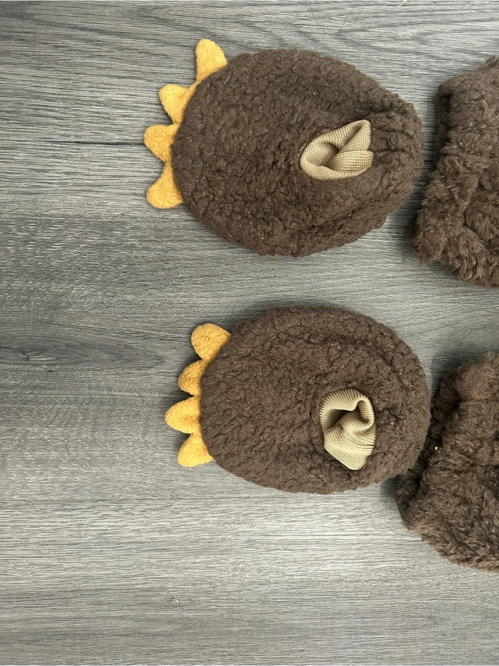 Brown and Tan Plush Monkey Baby Costume